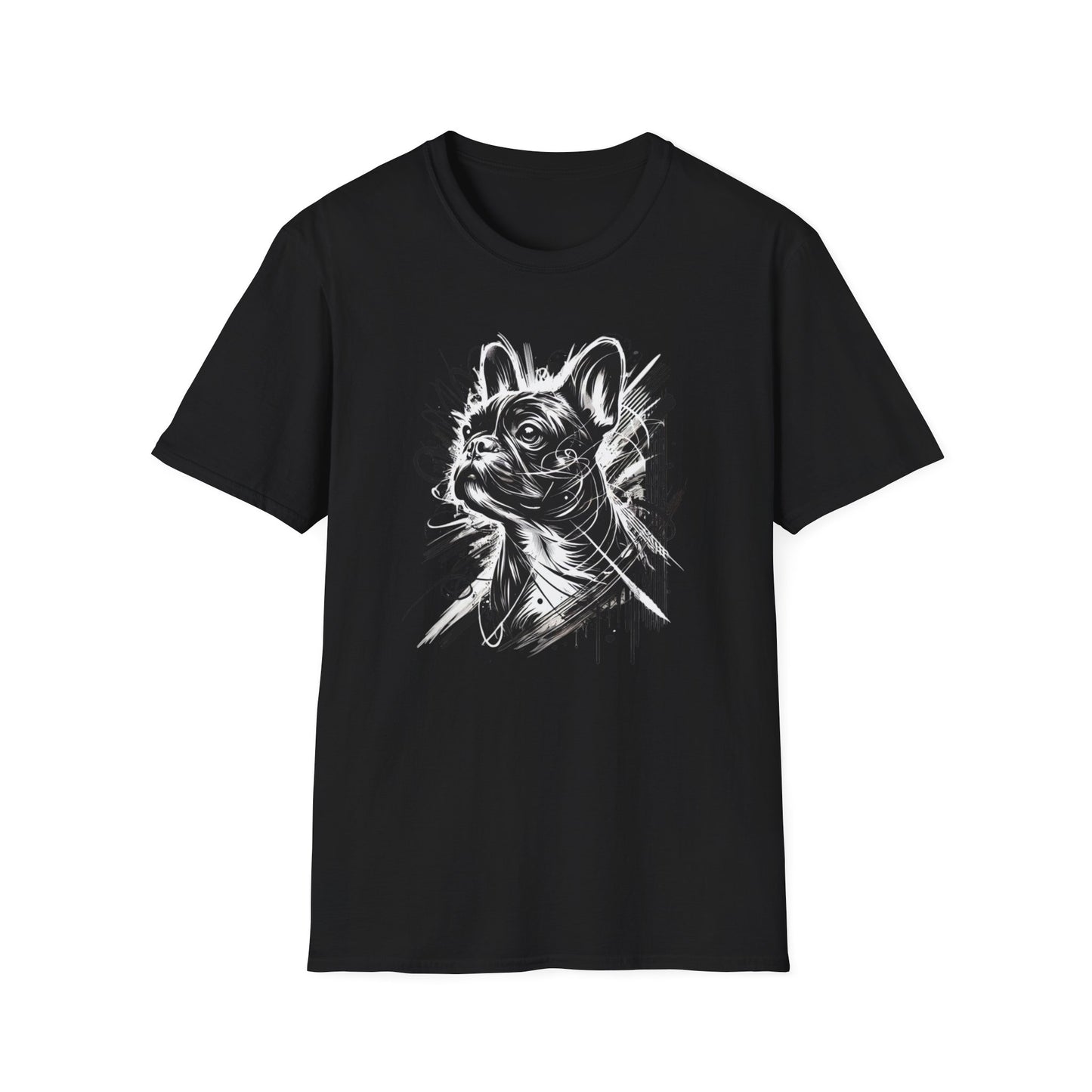 Abstract Frenchie Vibes Tee
