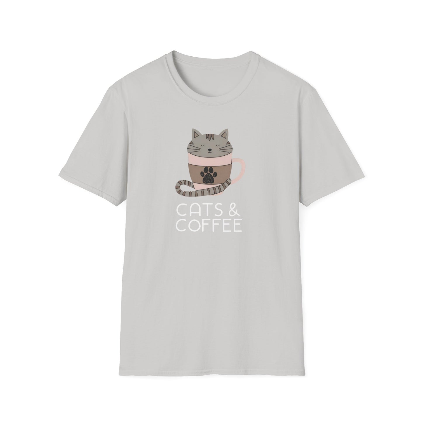 Cats and Coffee Vibes Tee