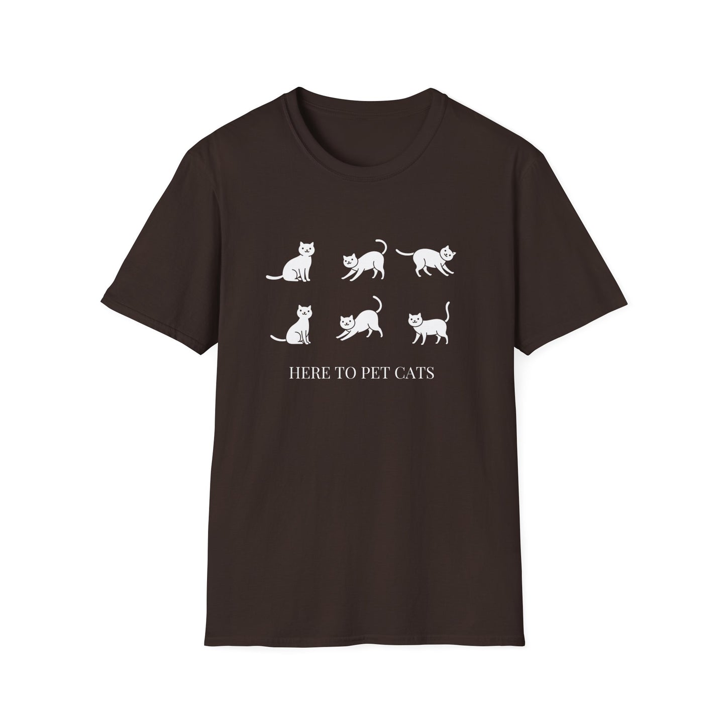 Here to pet cats Tee
