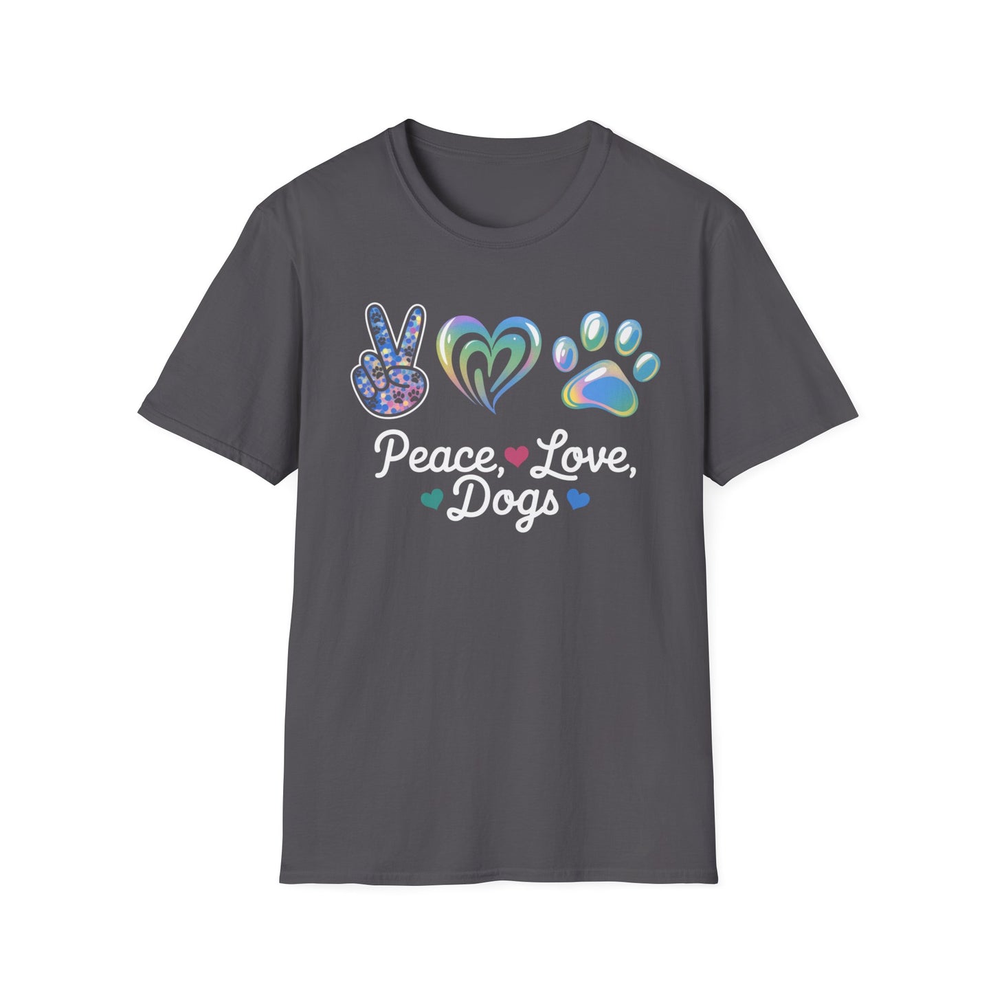 Peace , Love & Dogs Tee
