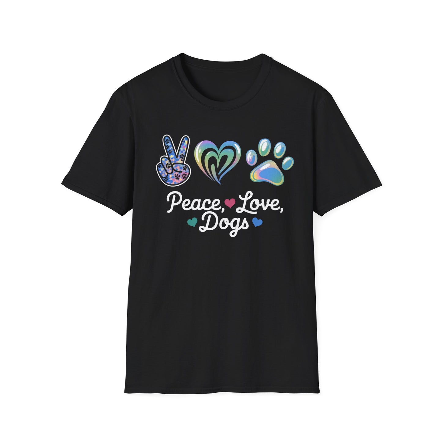 Peace , Love & Dogs Tee