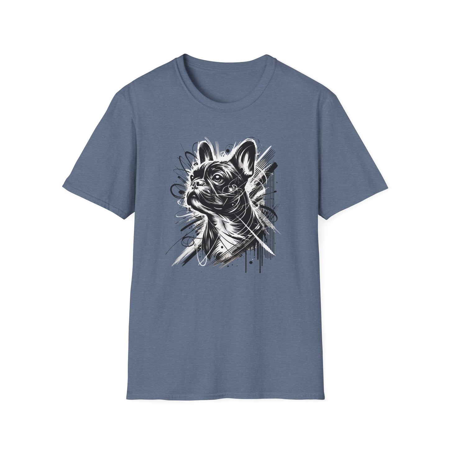 Abstract Frenchie Vibes Tee