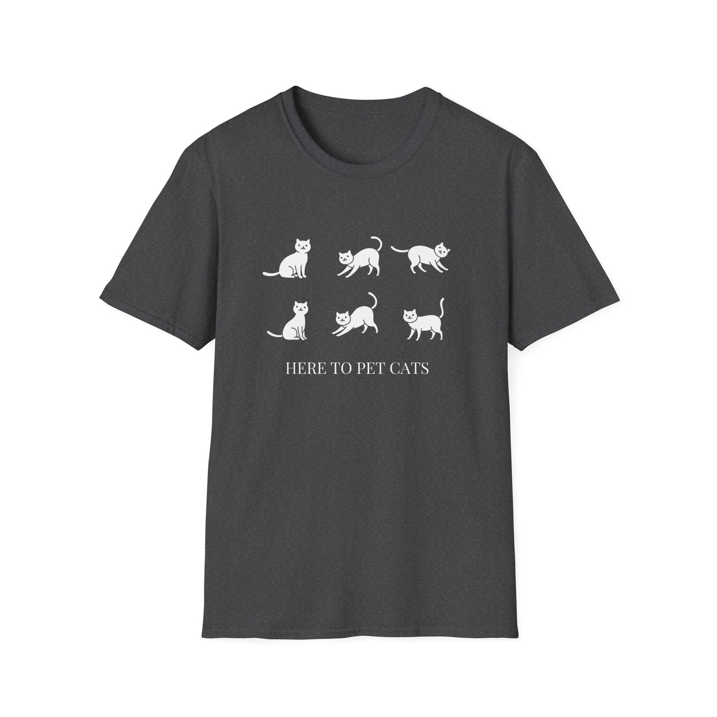 Here to pet cats Tee