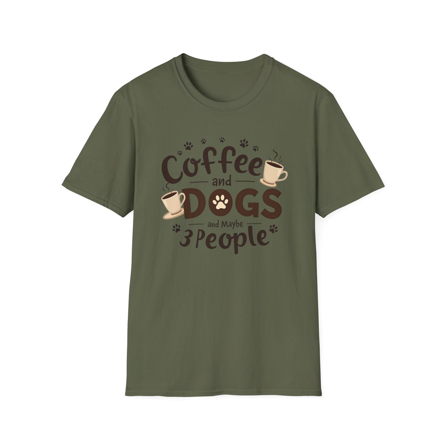 Coffee dogs and 3 people Tee