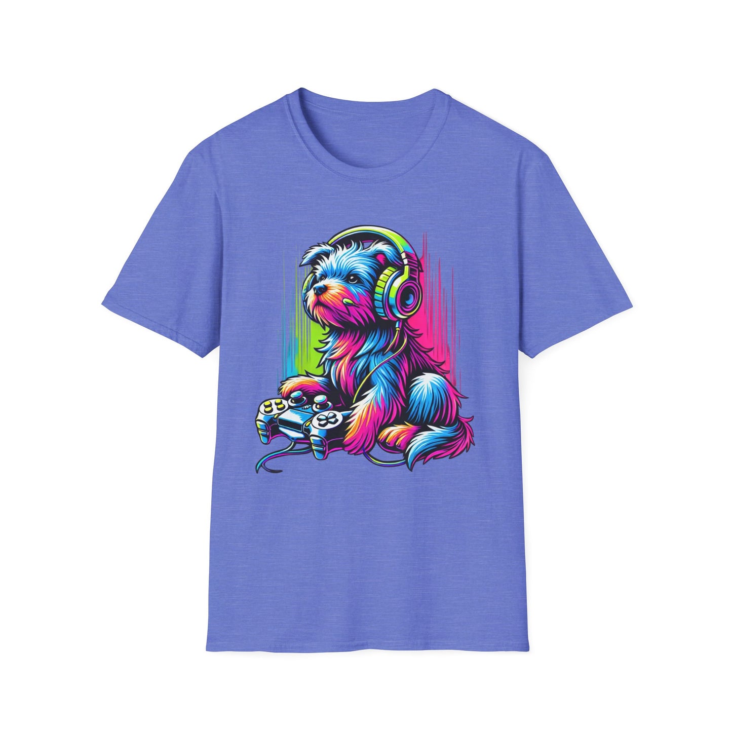 Neon gamer pup Tee