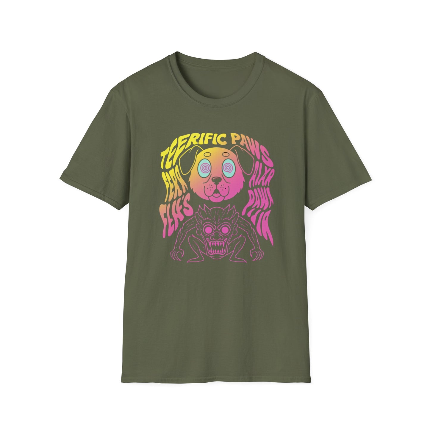 Psychedelic Paws Tee