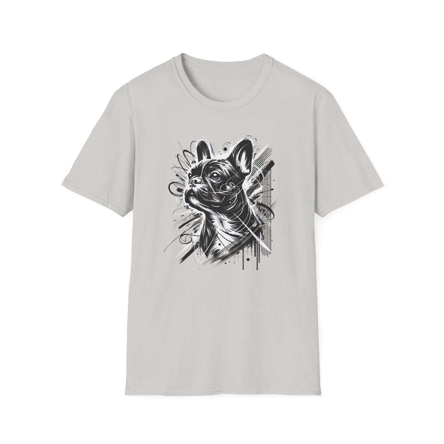 Abstract Frenchie Vibes Tee