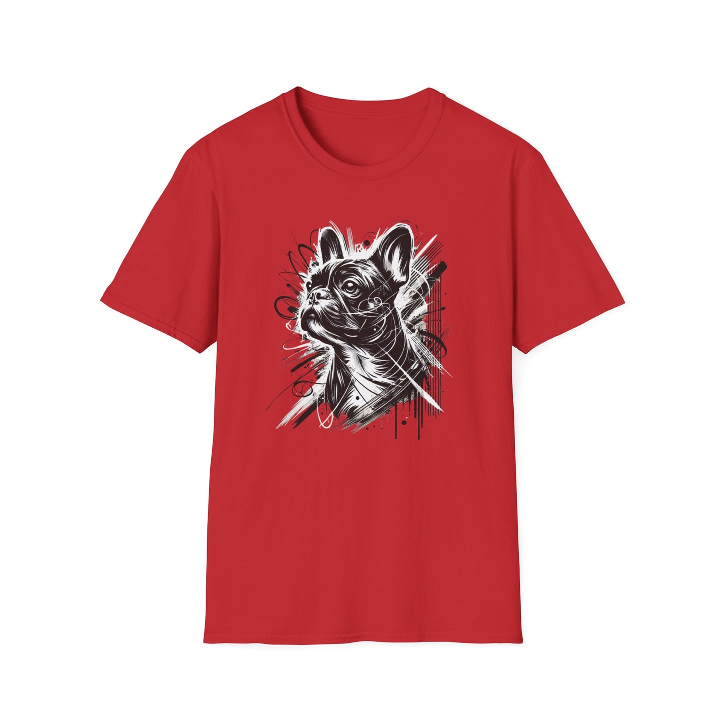 Abstract Frenchie Vibes Tee
