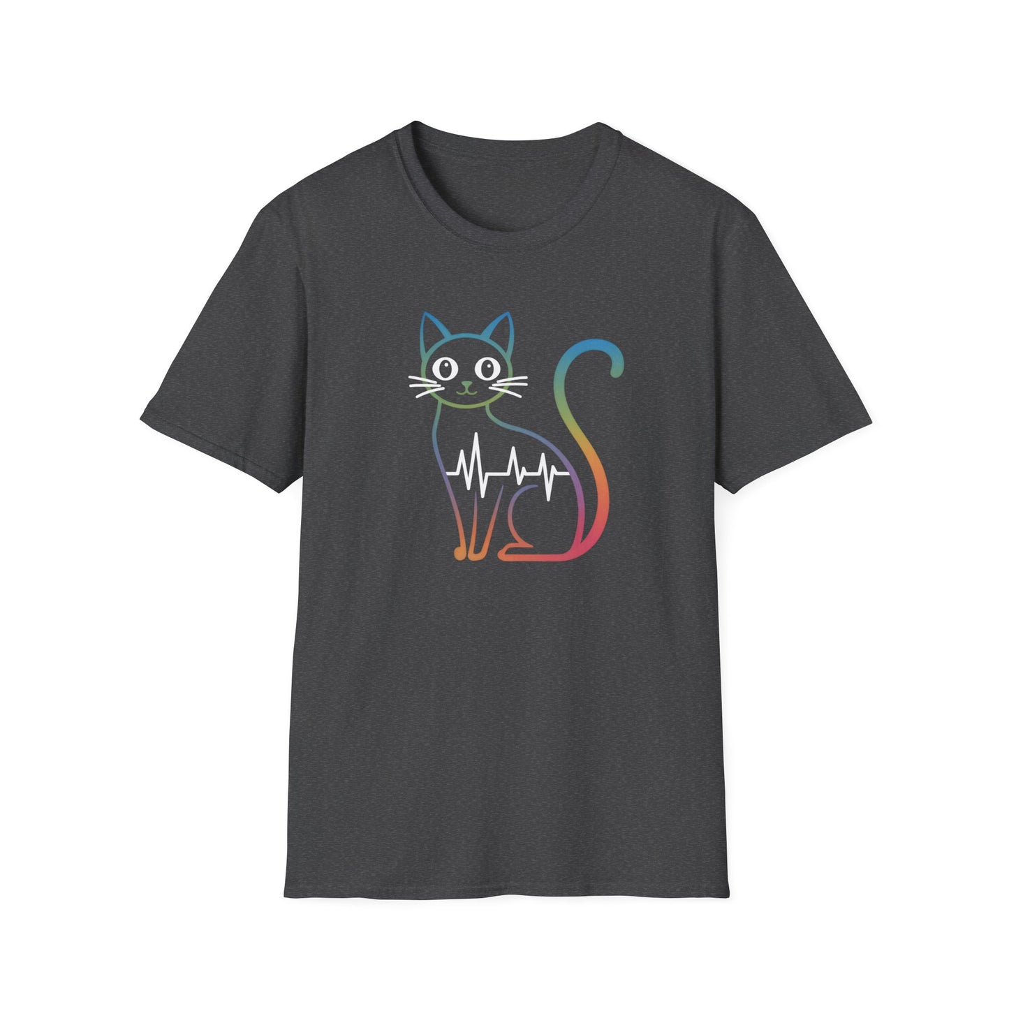 Heartbeat Cat Tee