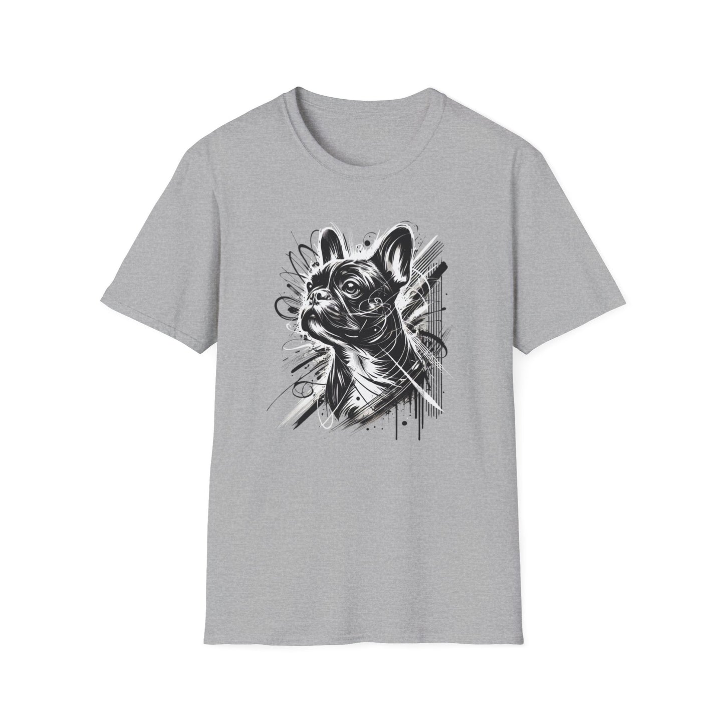 Abstract Frenchie Vibes Tee
