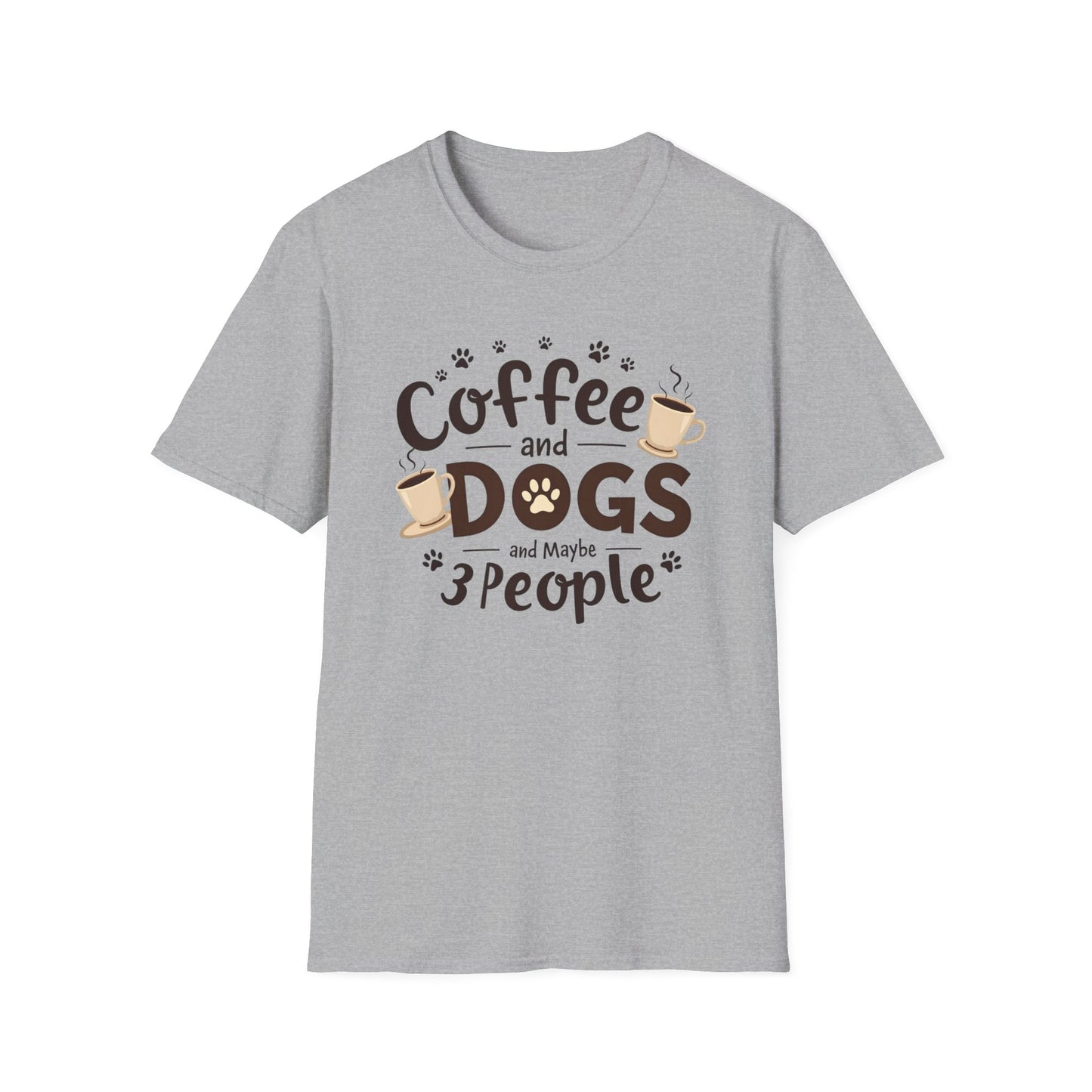 Coffee dogs and 3 people Tee