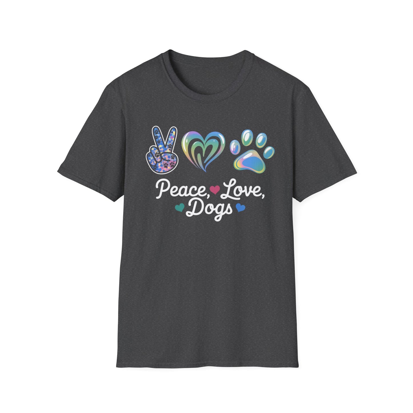Peace , Love & Dogs Tee