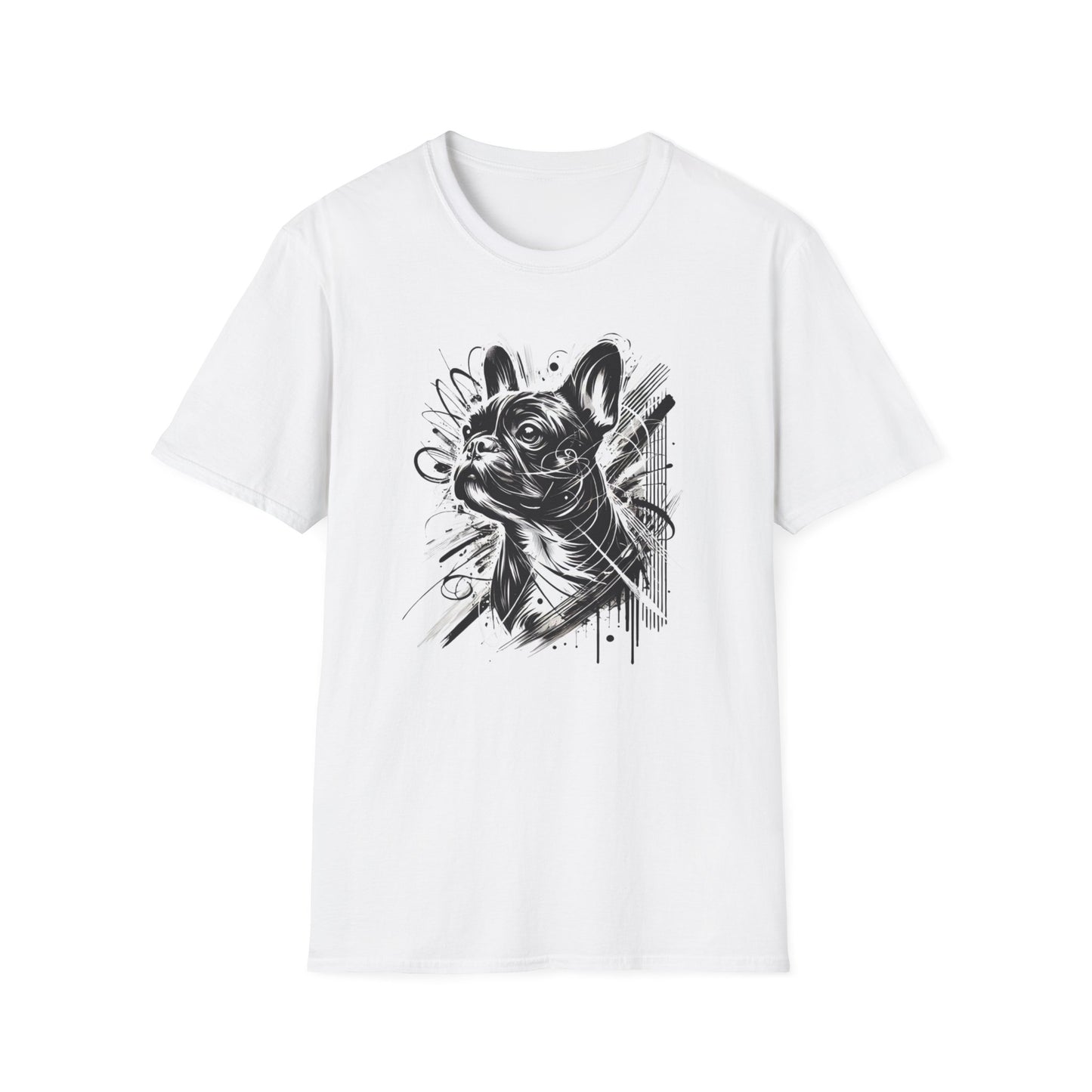 Abstract Frenchie Vibes Tee