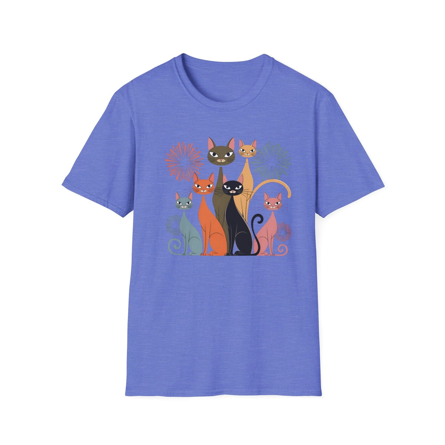 Feline Fireworks Fiesta Tee