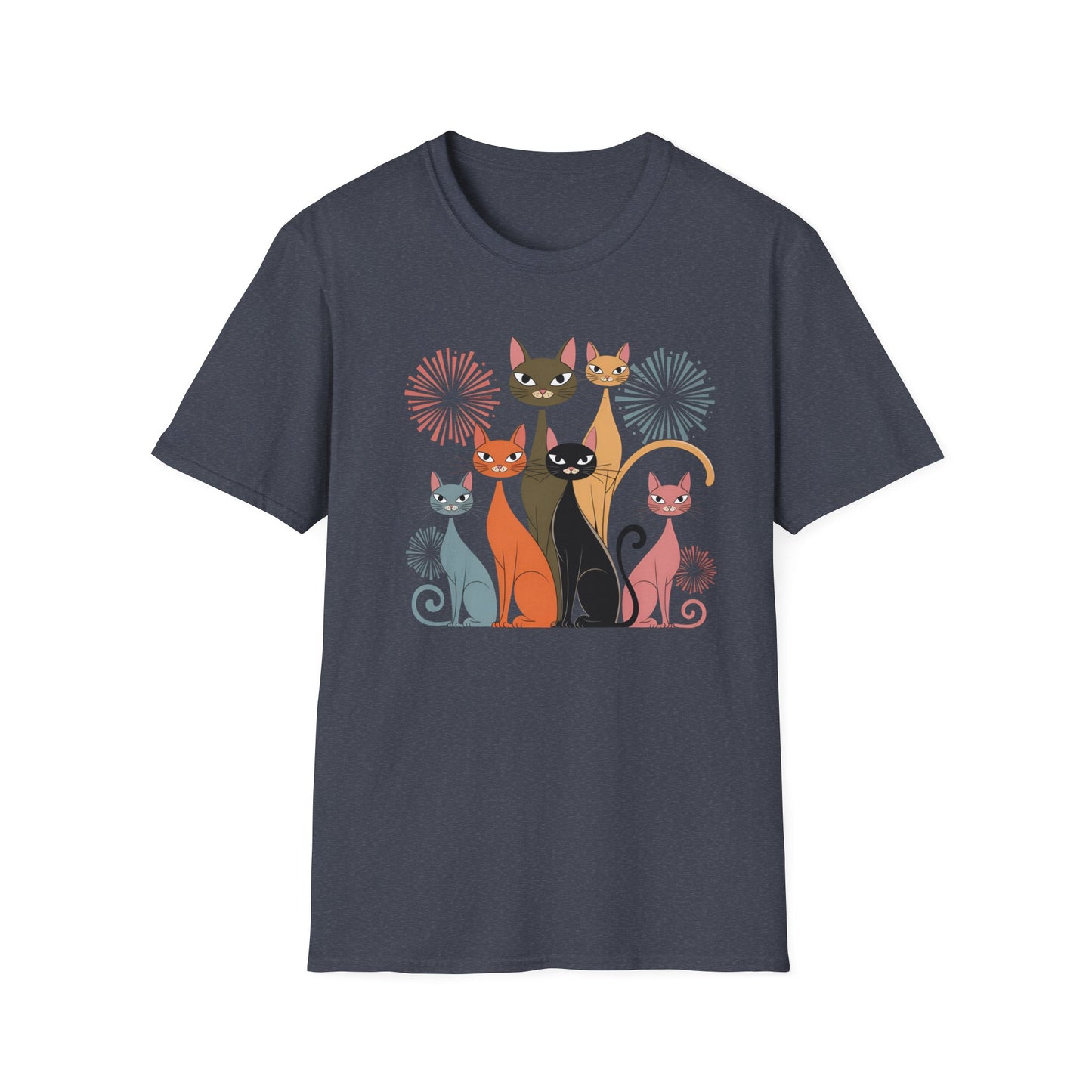 Feline Fireworks Fiesta Tee