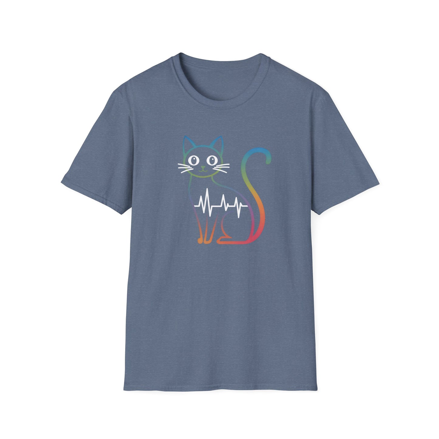 Heartbeat Cat Tee