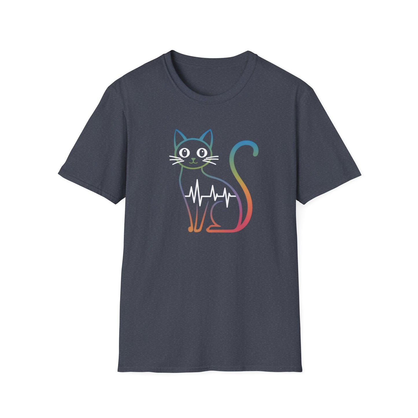 Heartbeat Cat Tee