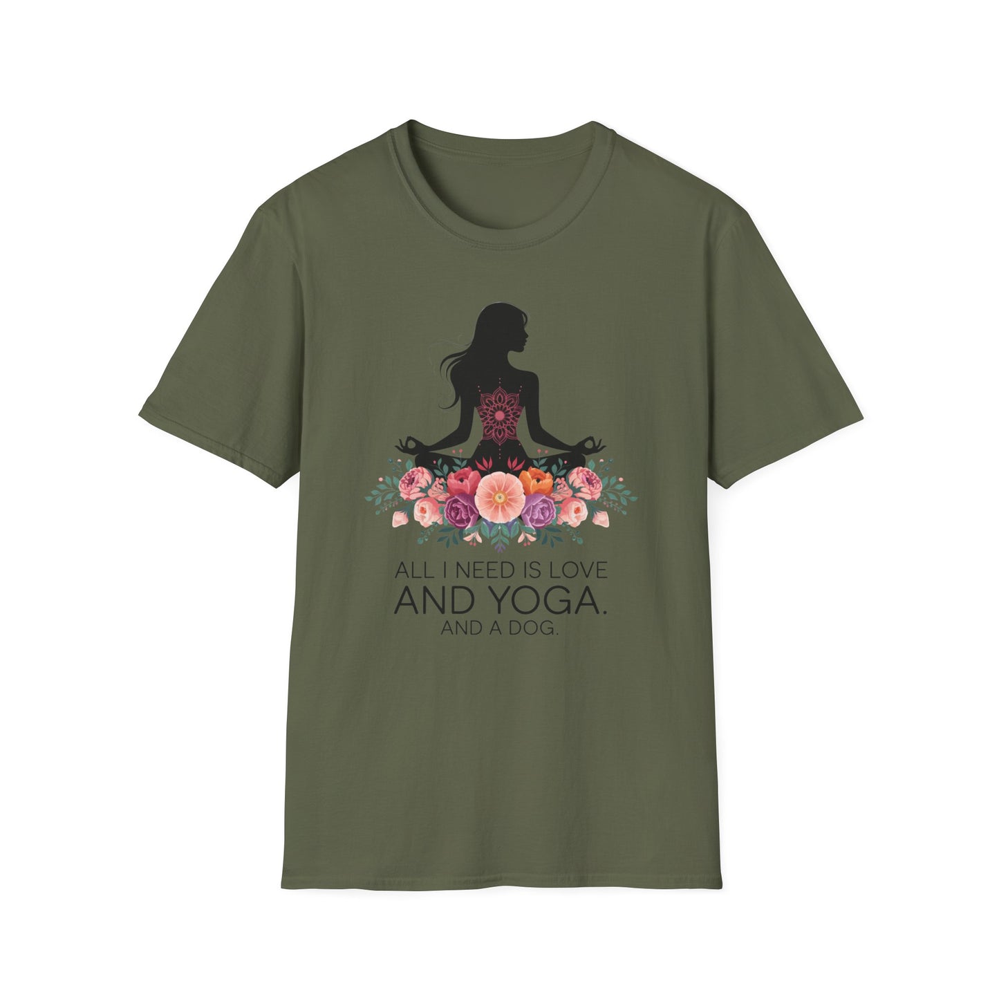 Love, Yoga, and Paws Bliss Tee