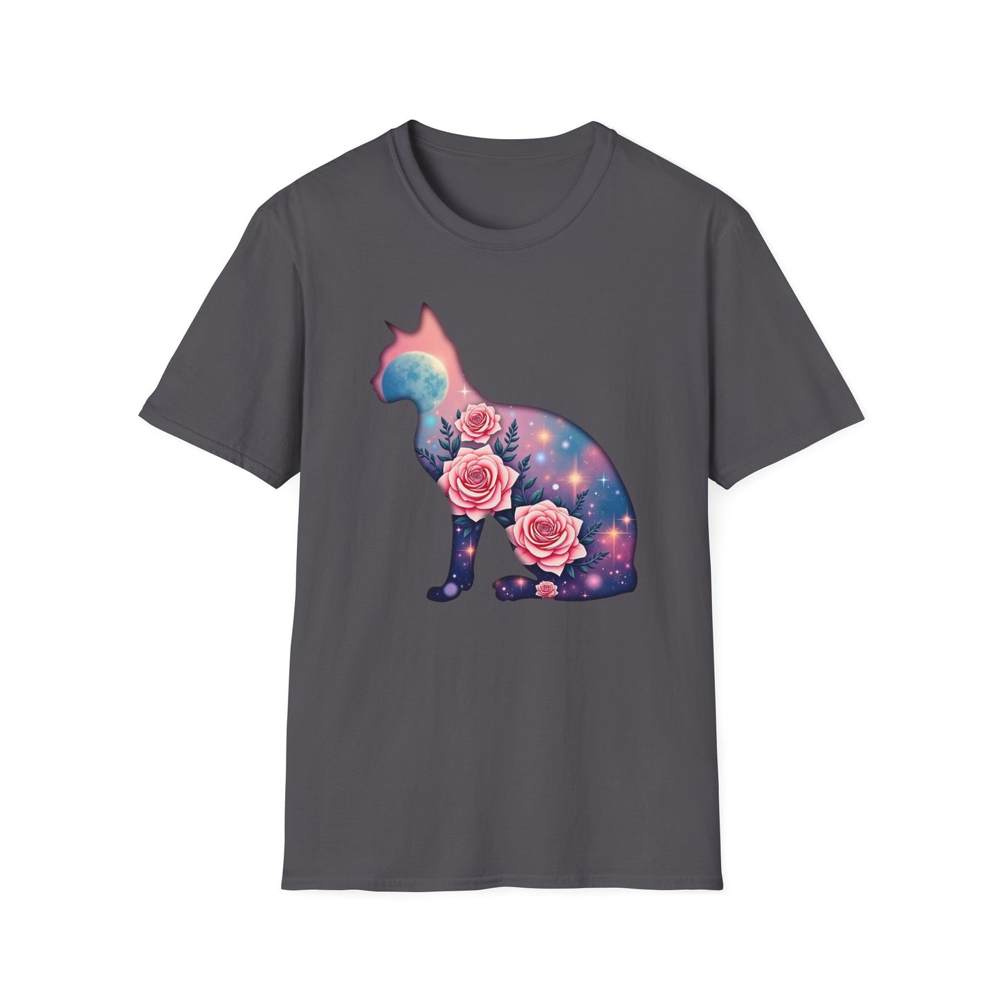 Cosmic Cat Blooms Tee