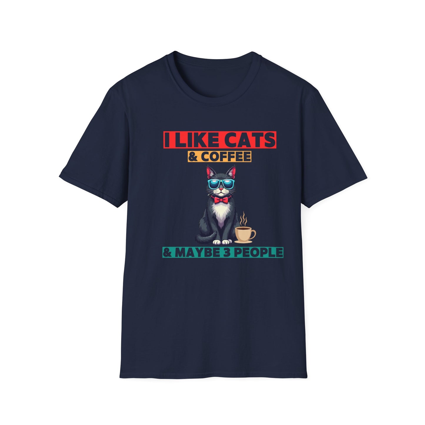 Cats, Coffee & Sass Tee