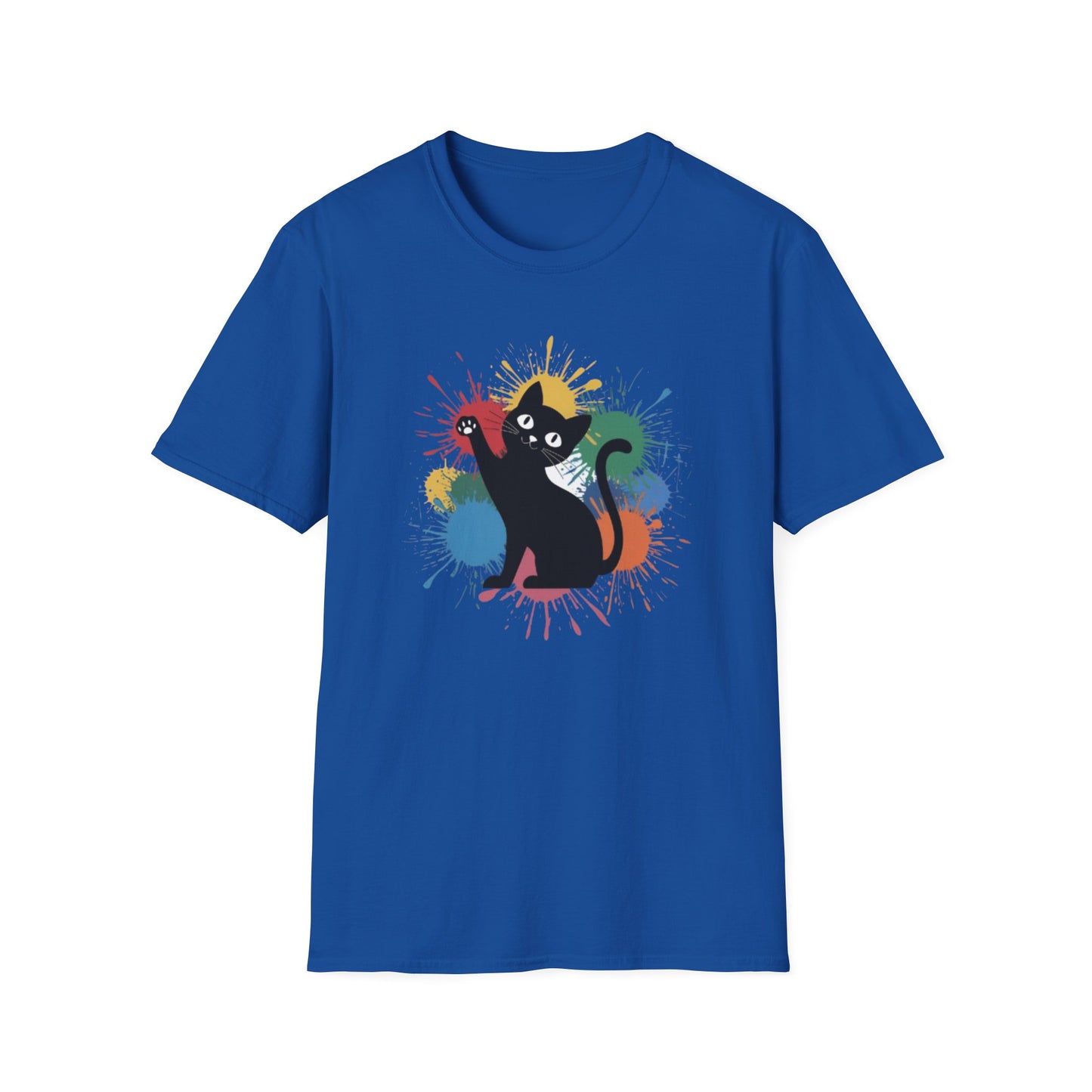 Color Splash Cat Tee