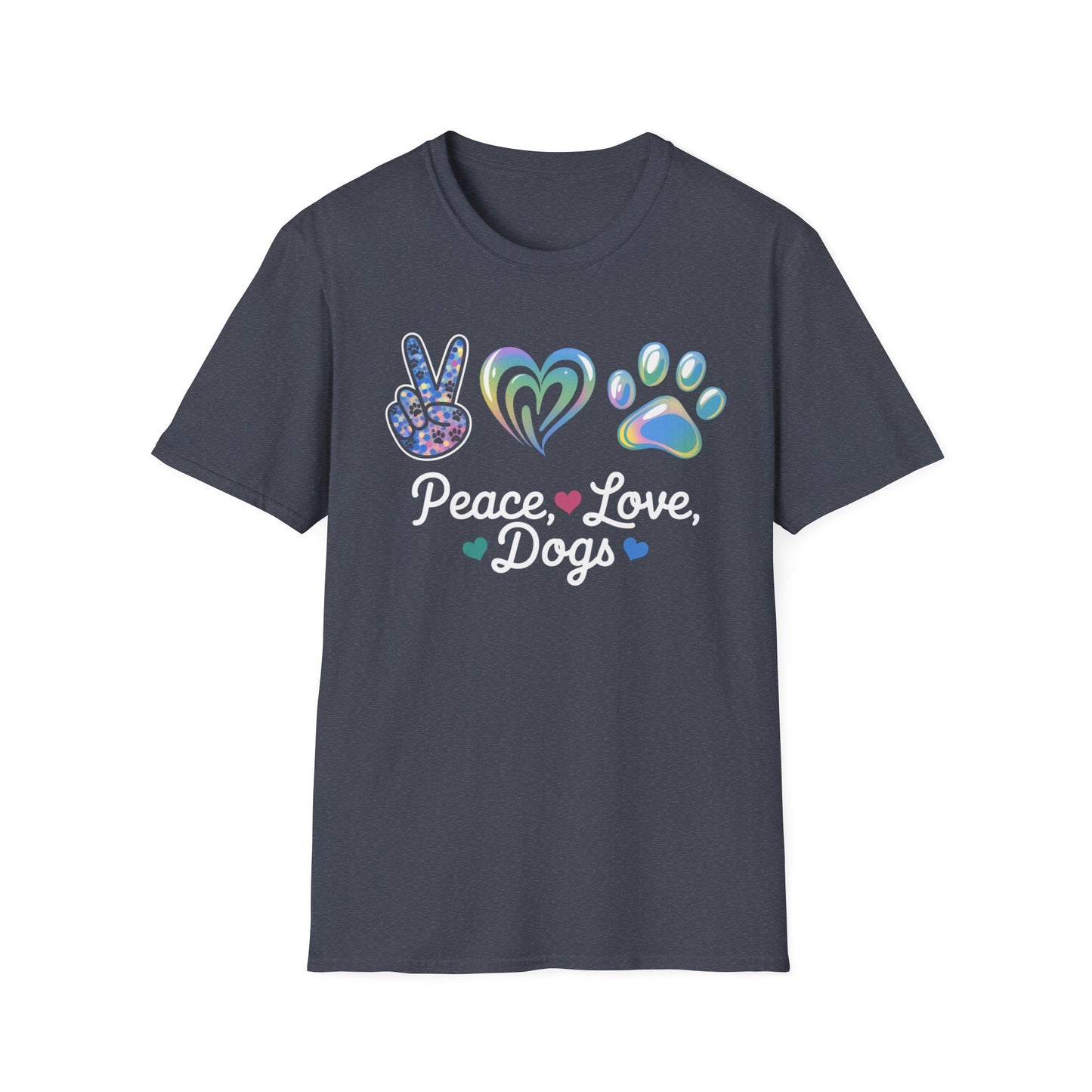 Peace , Love & Dogs Tee