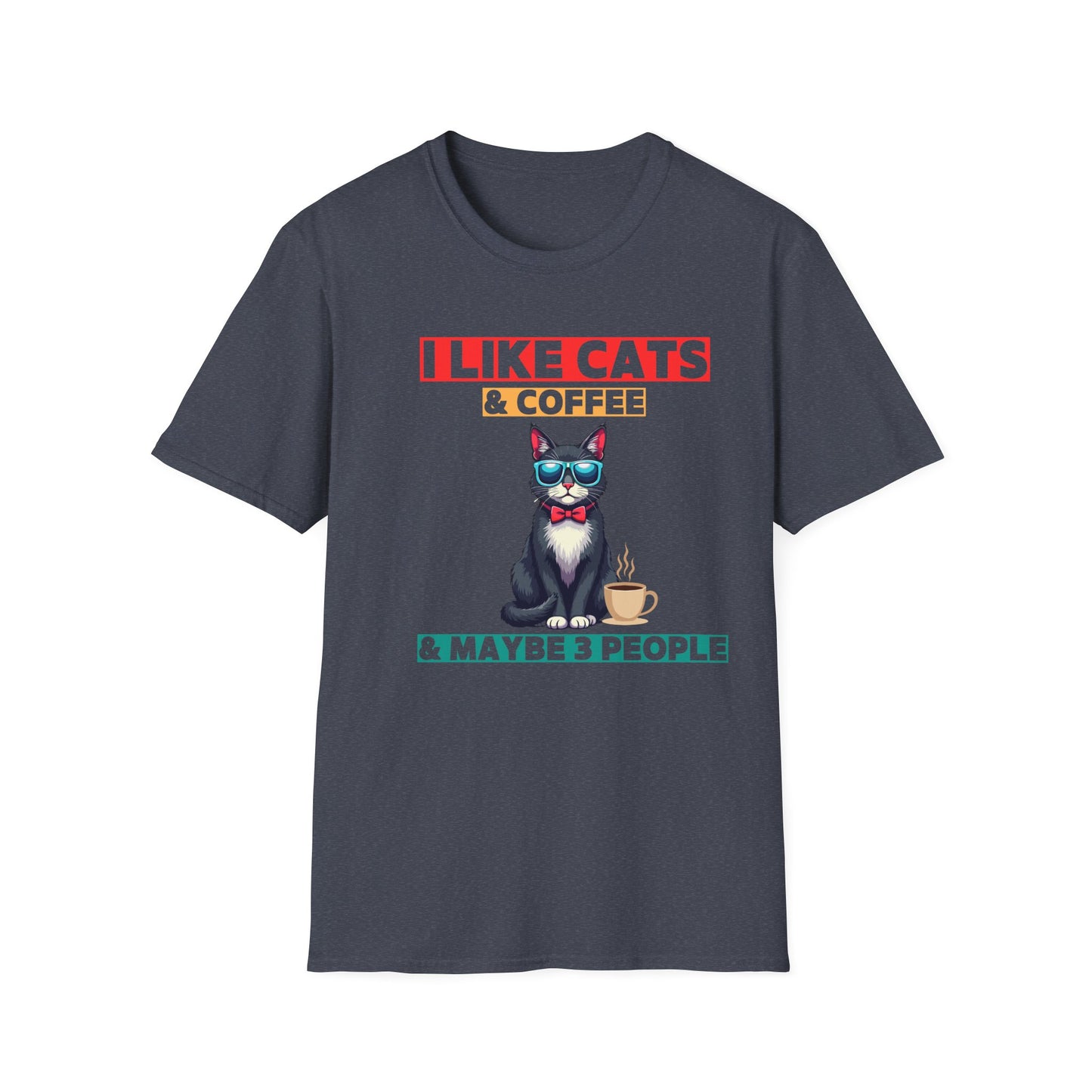 Cats, Coffee & Sass Tee