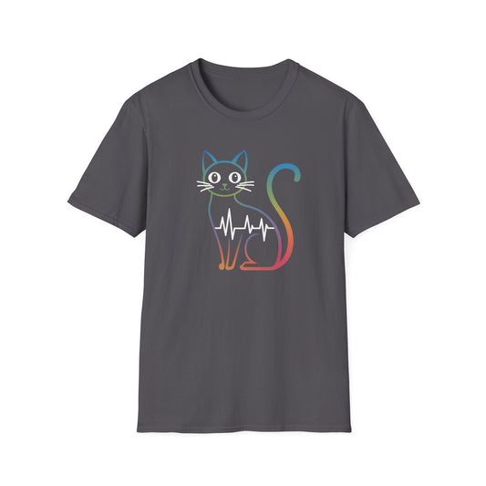 Heartbeat Cat Tee