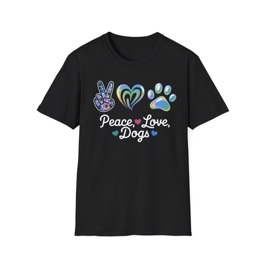 Peace , Love & Dogs Tee