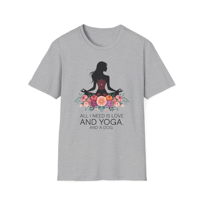 Love, Yoga, and Paws Bliss Tee