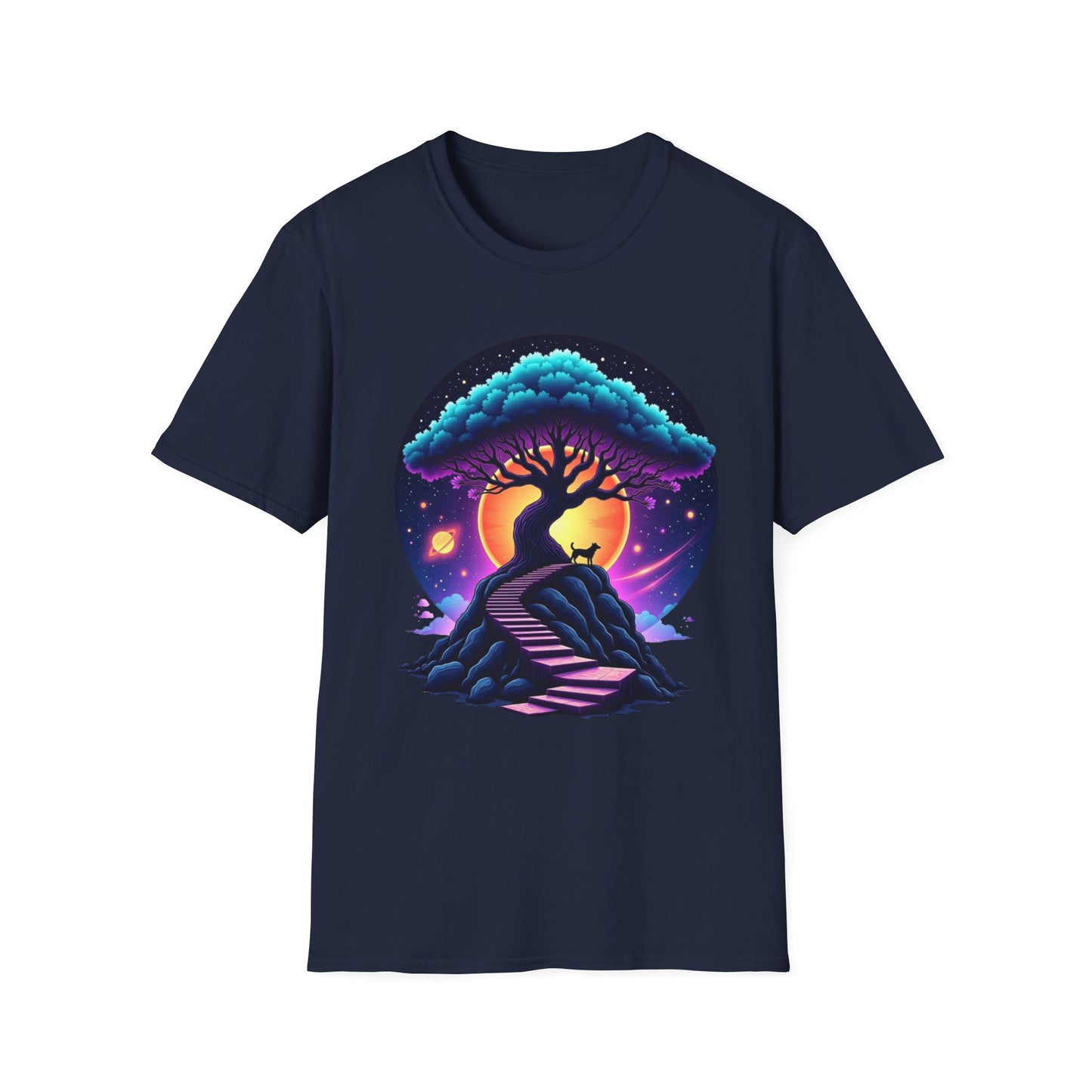 Stairway to the Cosmic Tree Tee