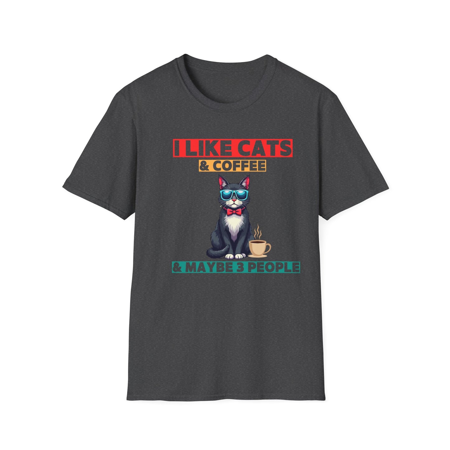 Cats, Coffee & Sass Tee