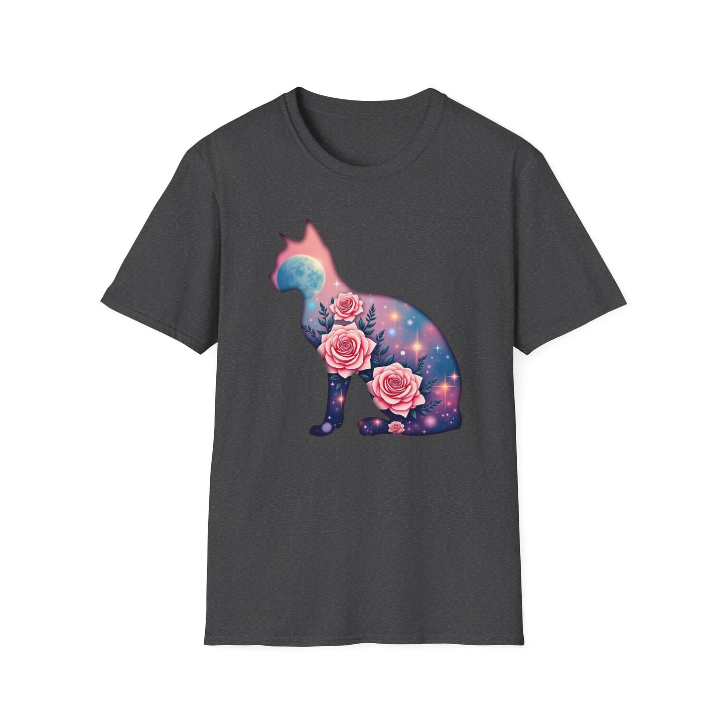 Cosmic Cat Blooms Tee