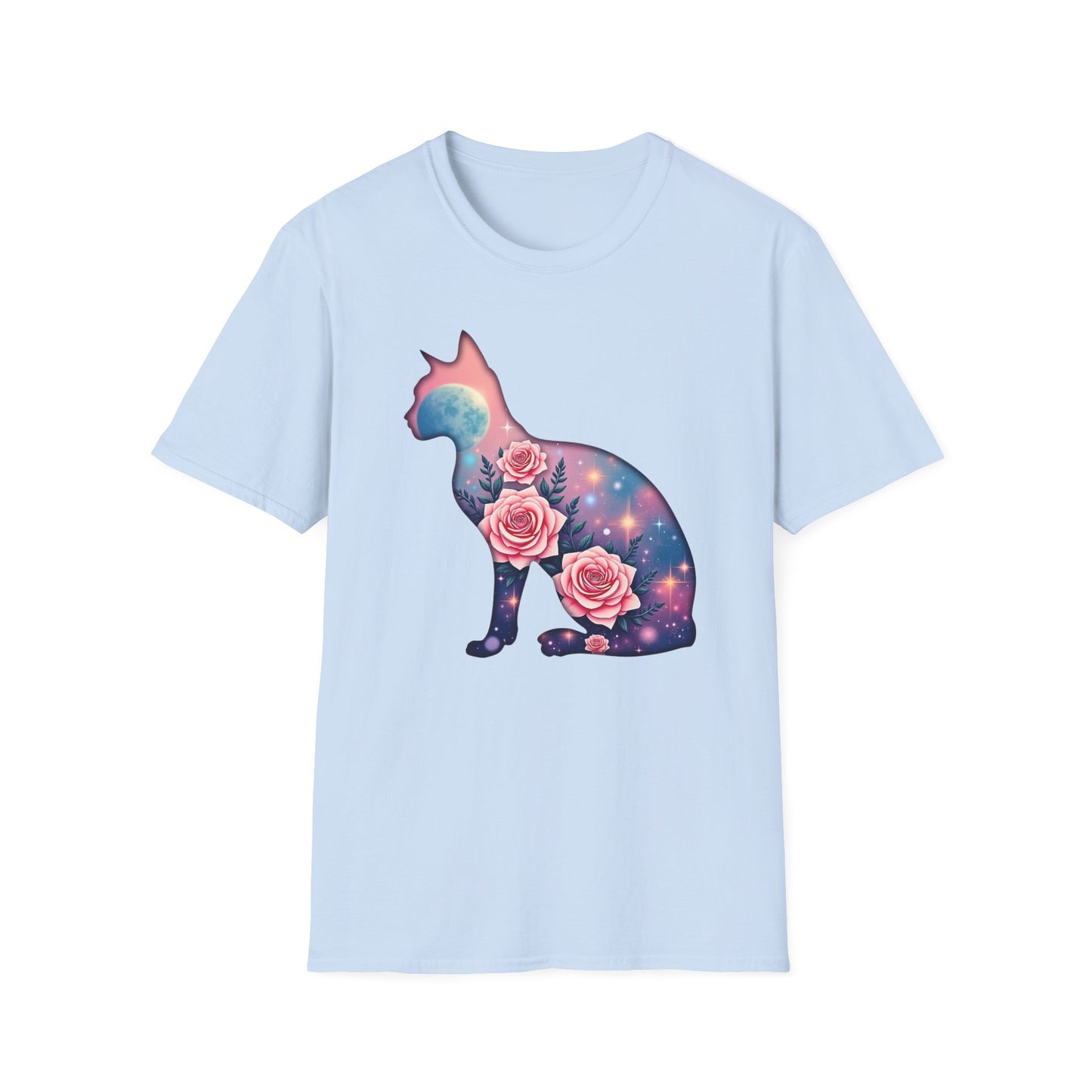 Cosmic Cat Blooms Tee