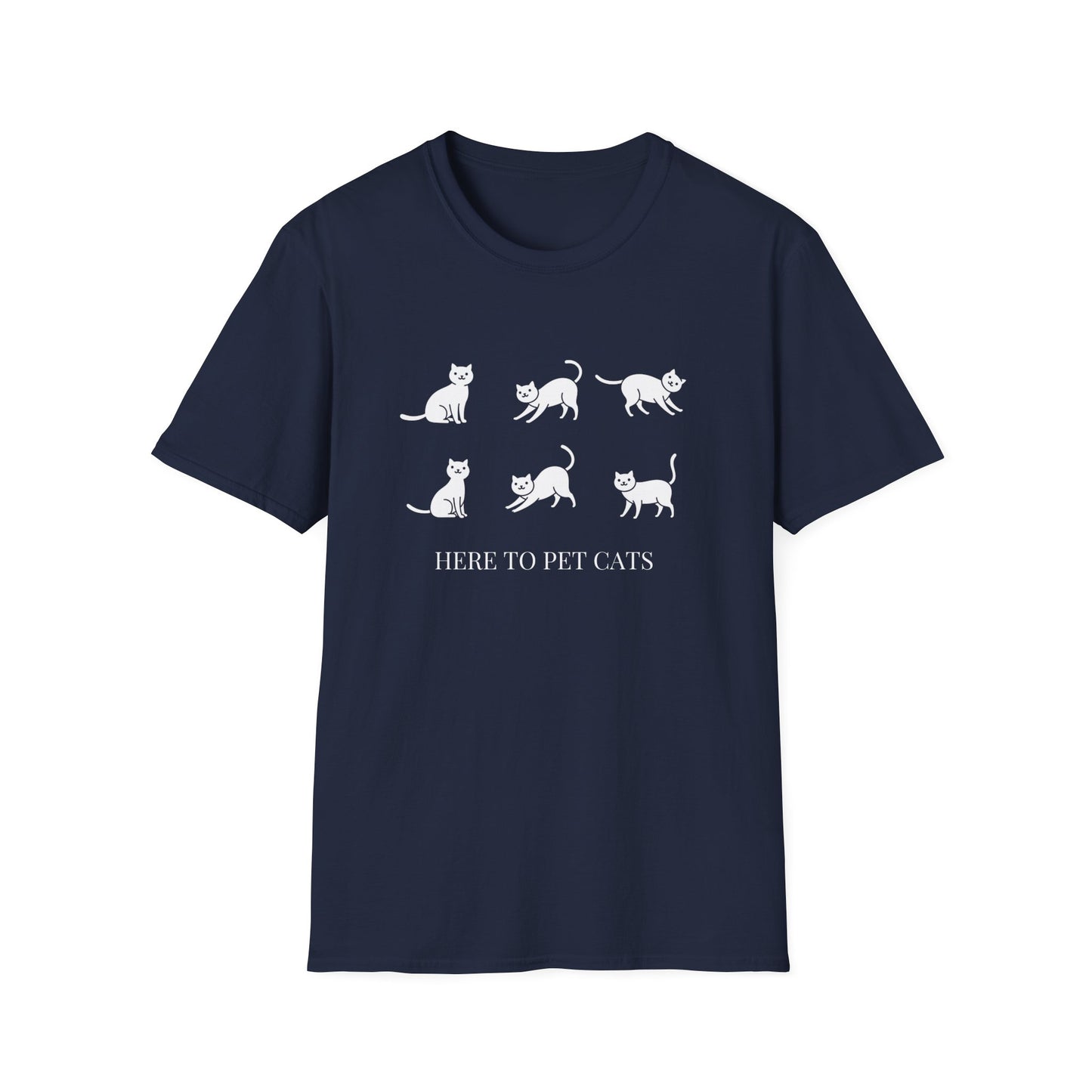 Here to pet cats Tee