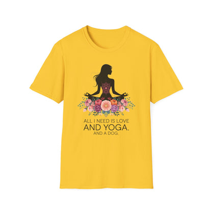 Love, Yoga, and Paws Bliss Tee