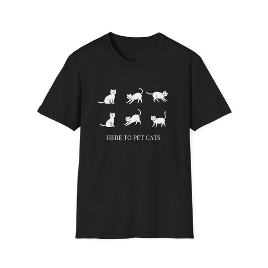 Here to pet cats Tee