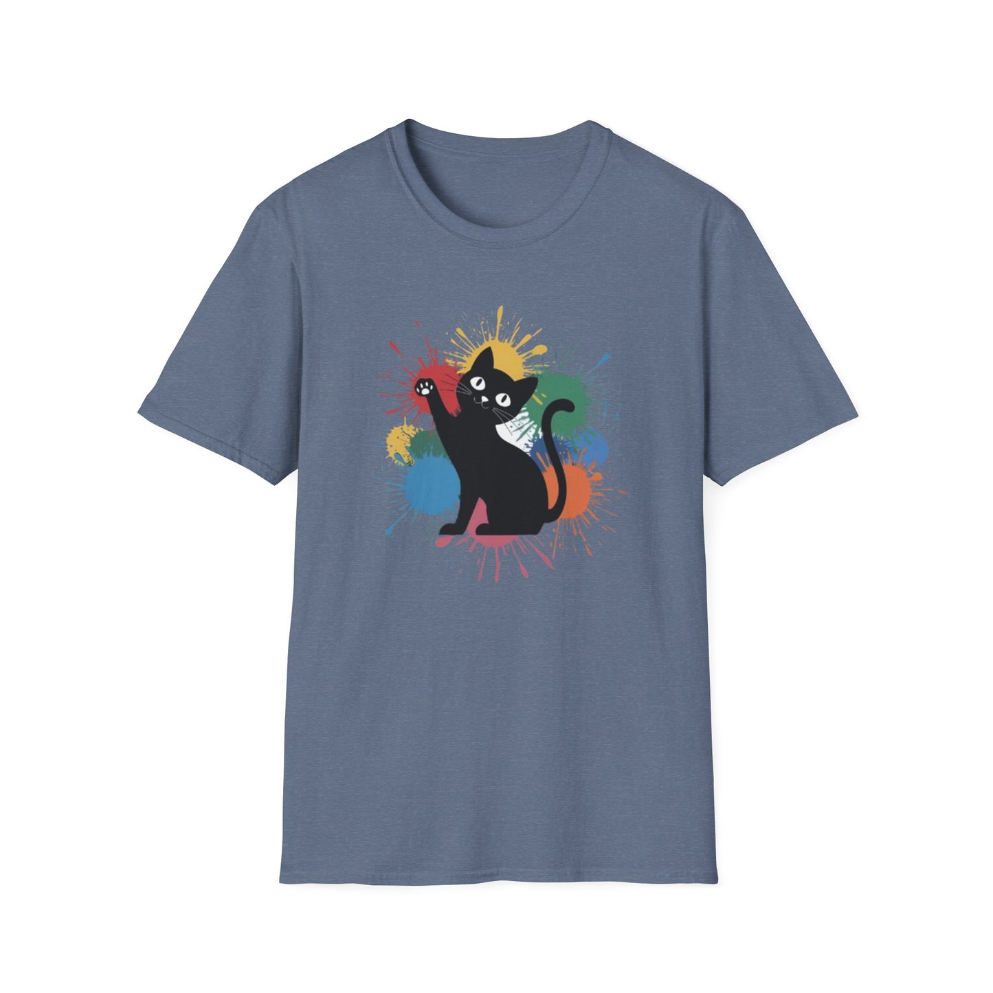 Color Splash Cat Tee