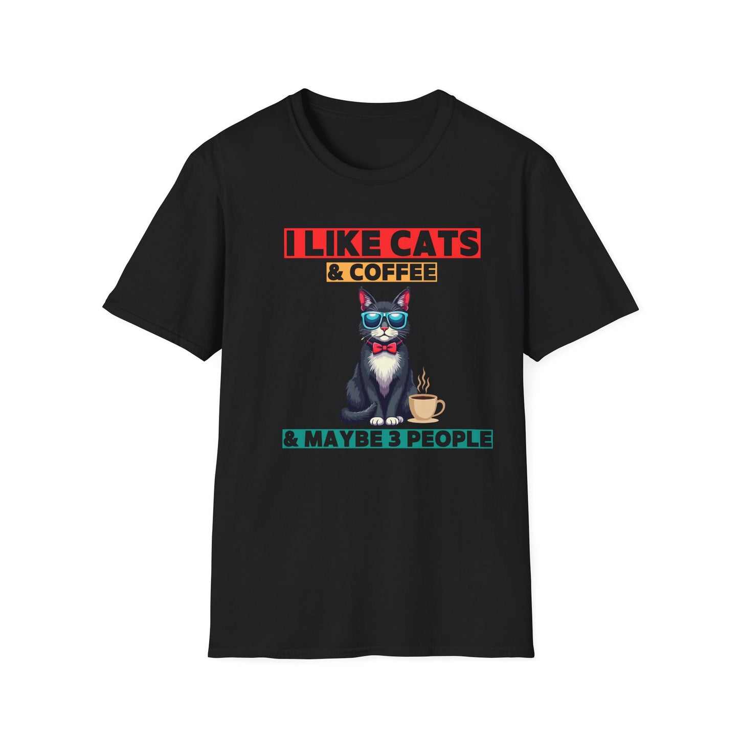 Cats, Coffee & Sass Tee