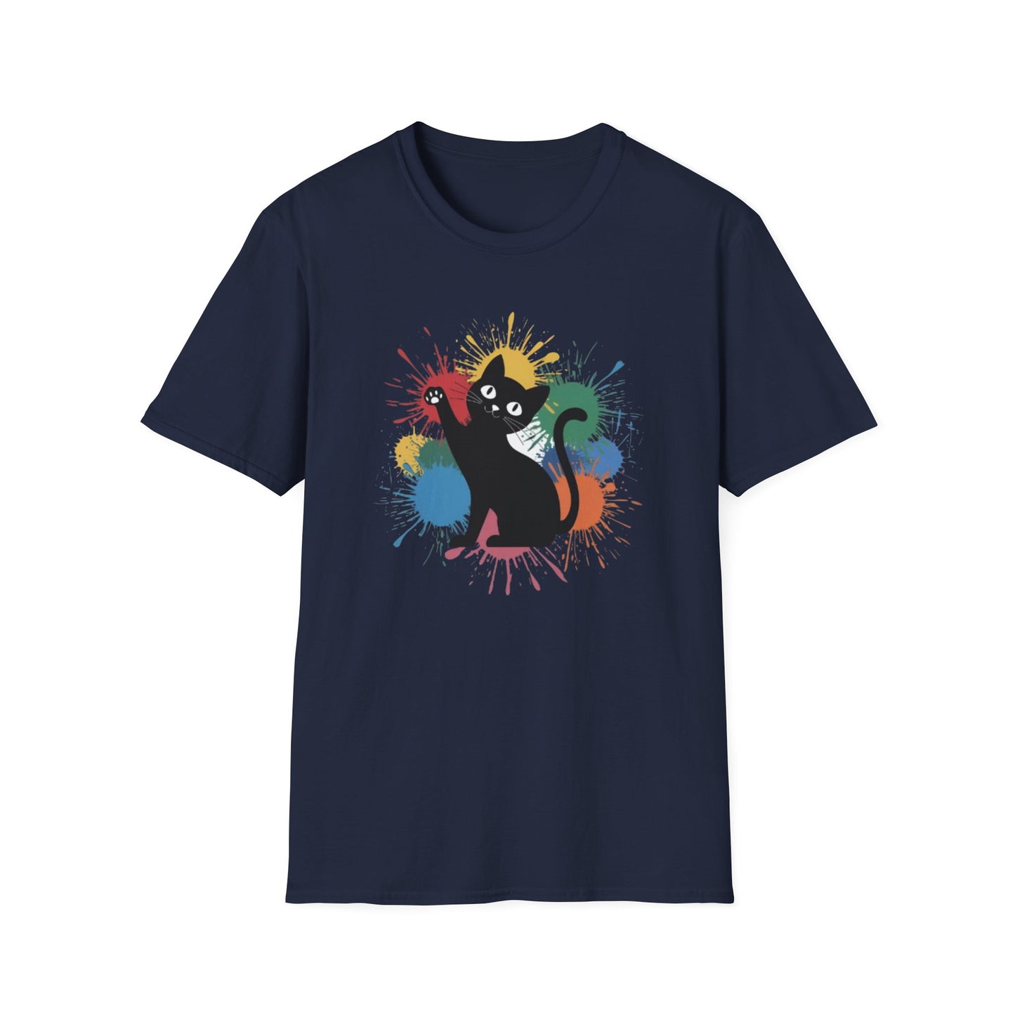 Color Splash Cat Tee