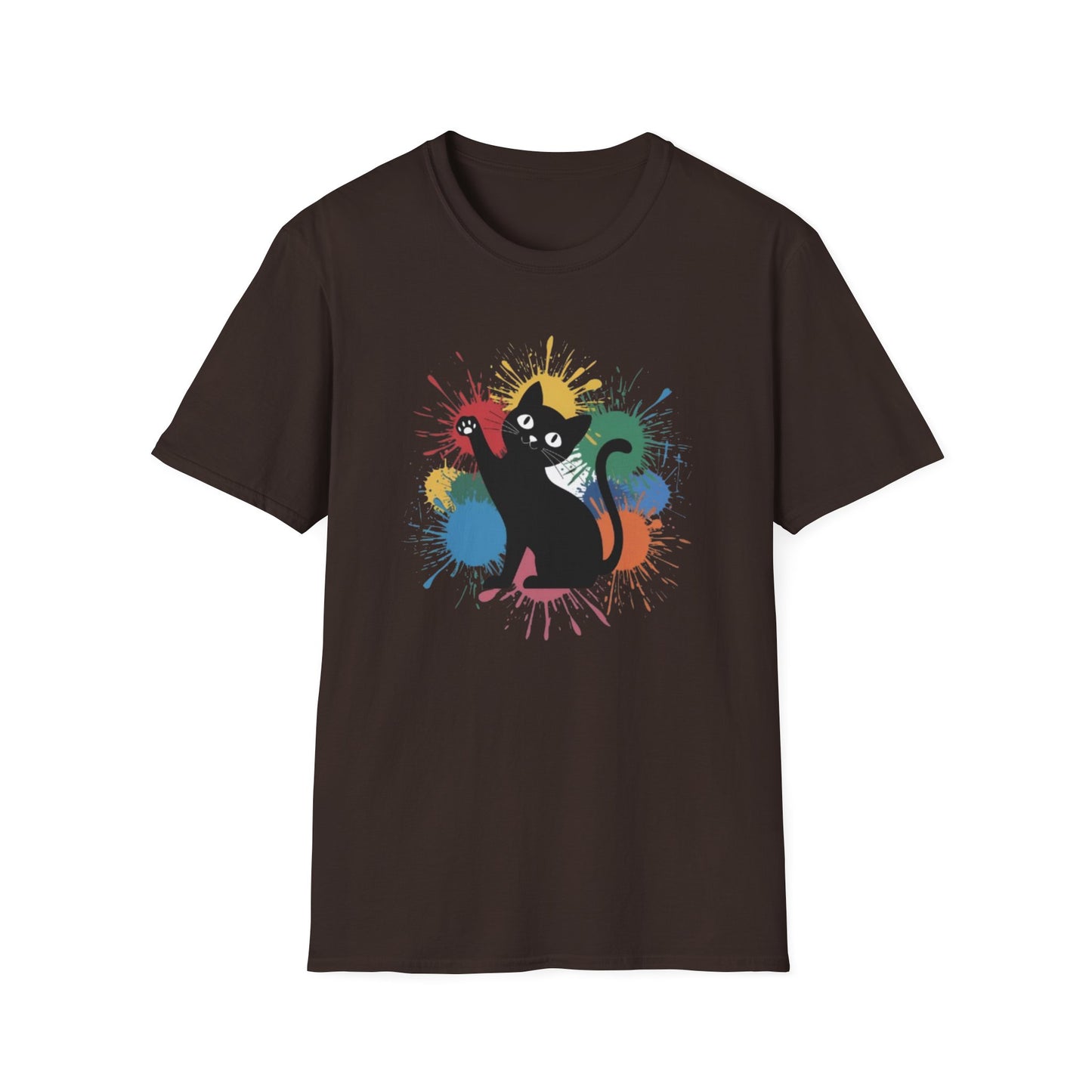 Color Splash Cat Tee