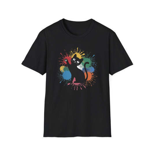 Color Splash Cat Tee