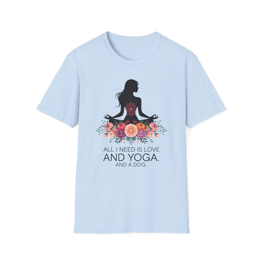 Love, Yoga, and Paws Bliss Tee