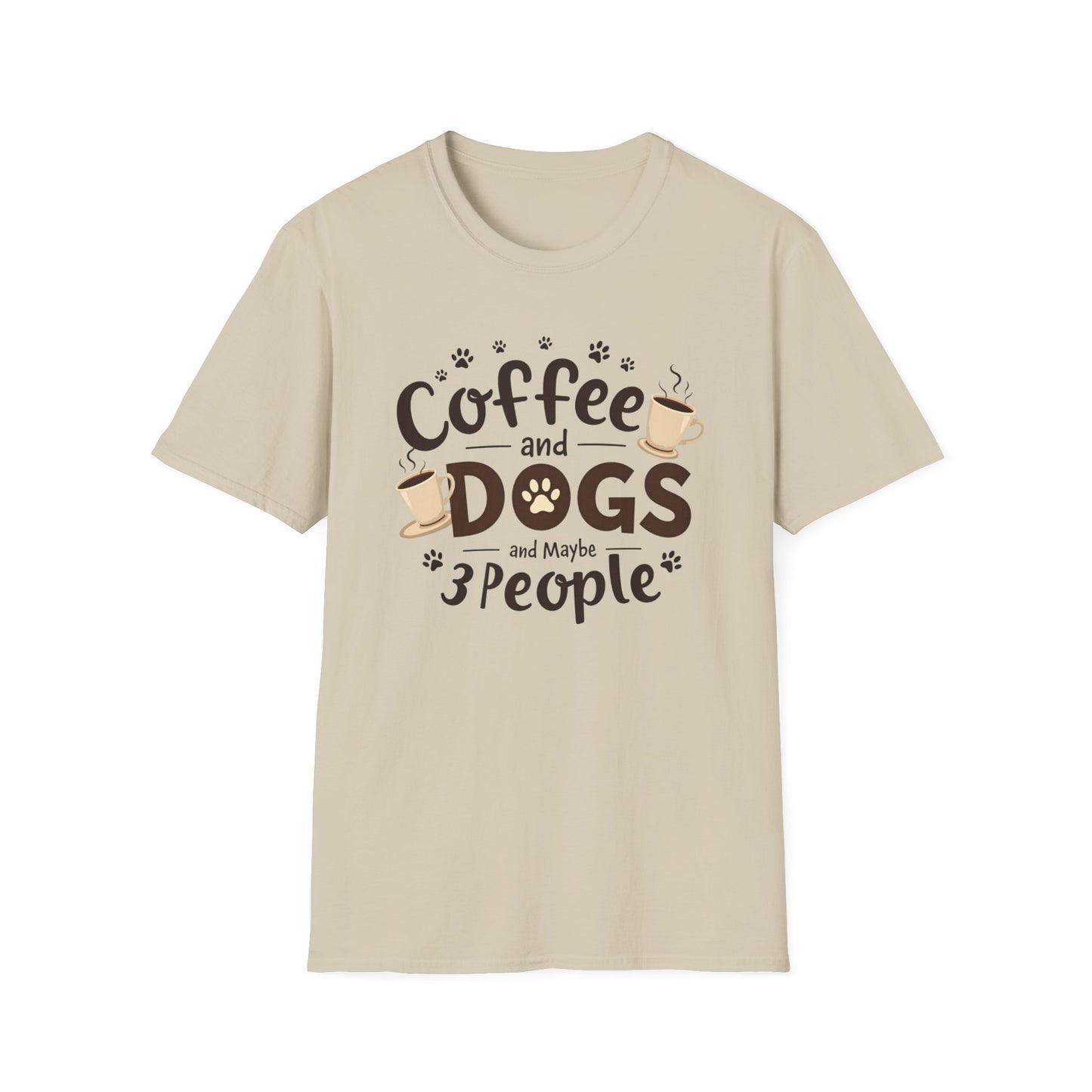 Coffee dogs and 3 people Tee