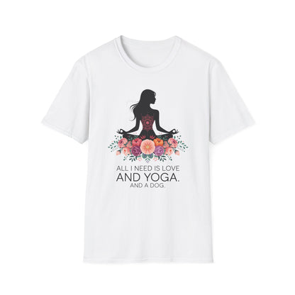 Love, Yoga, and Paws Bliss Tee
