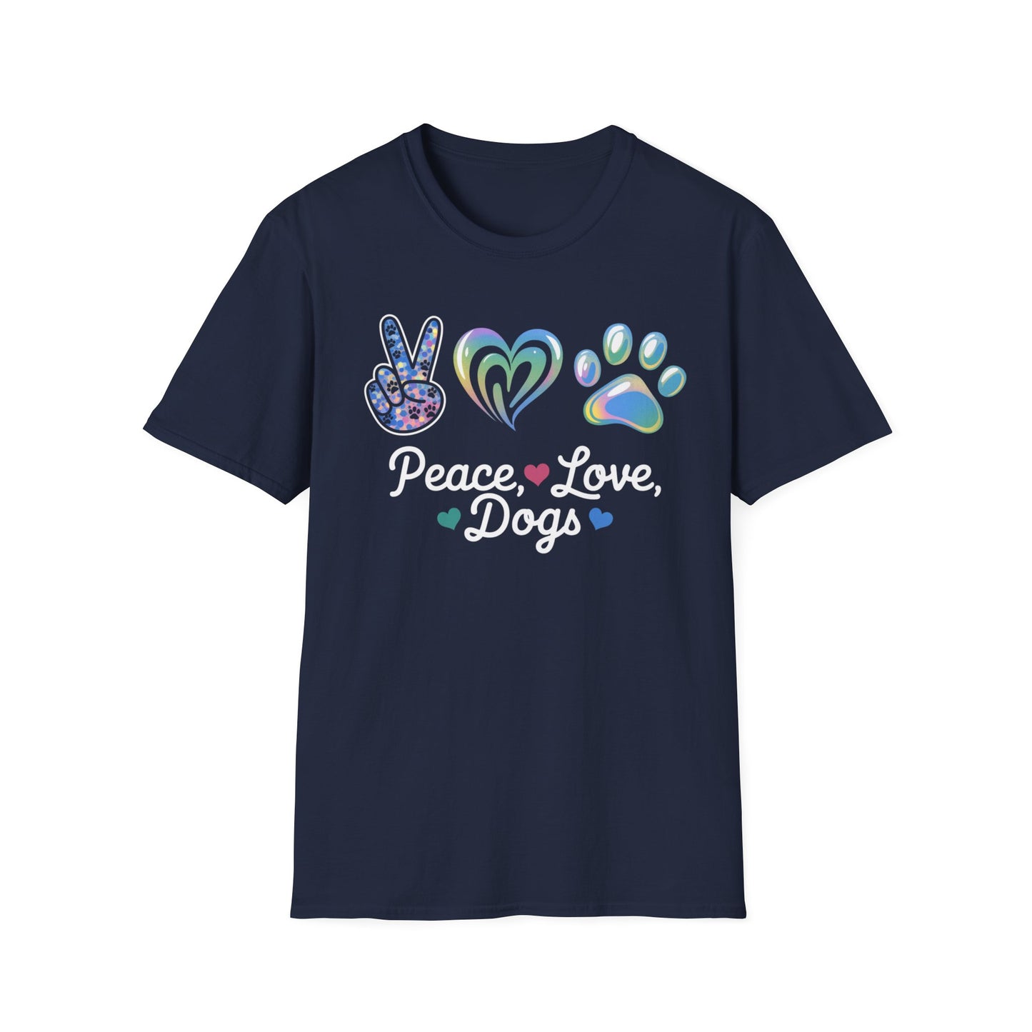 Peace , Love & Dogs Tee