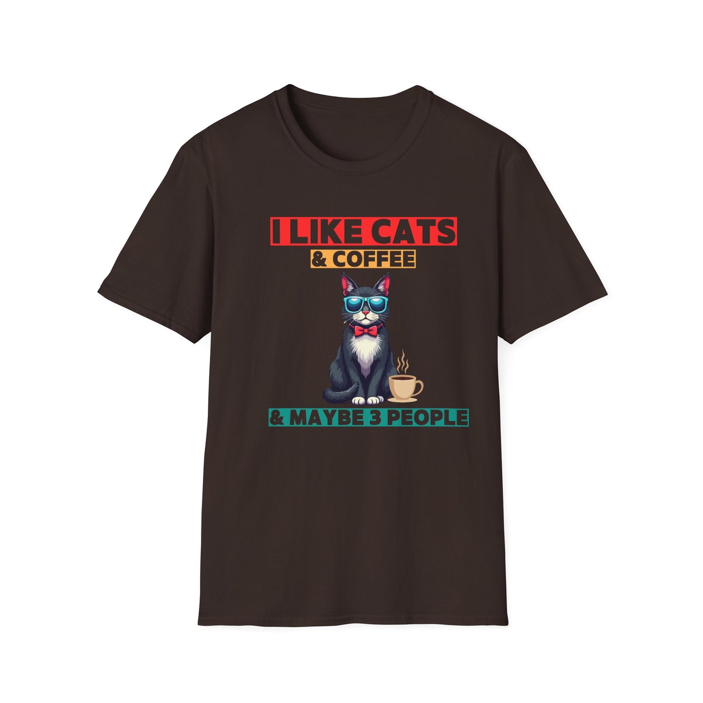 Cats, Coffee & Sass Tee
