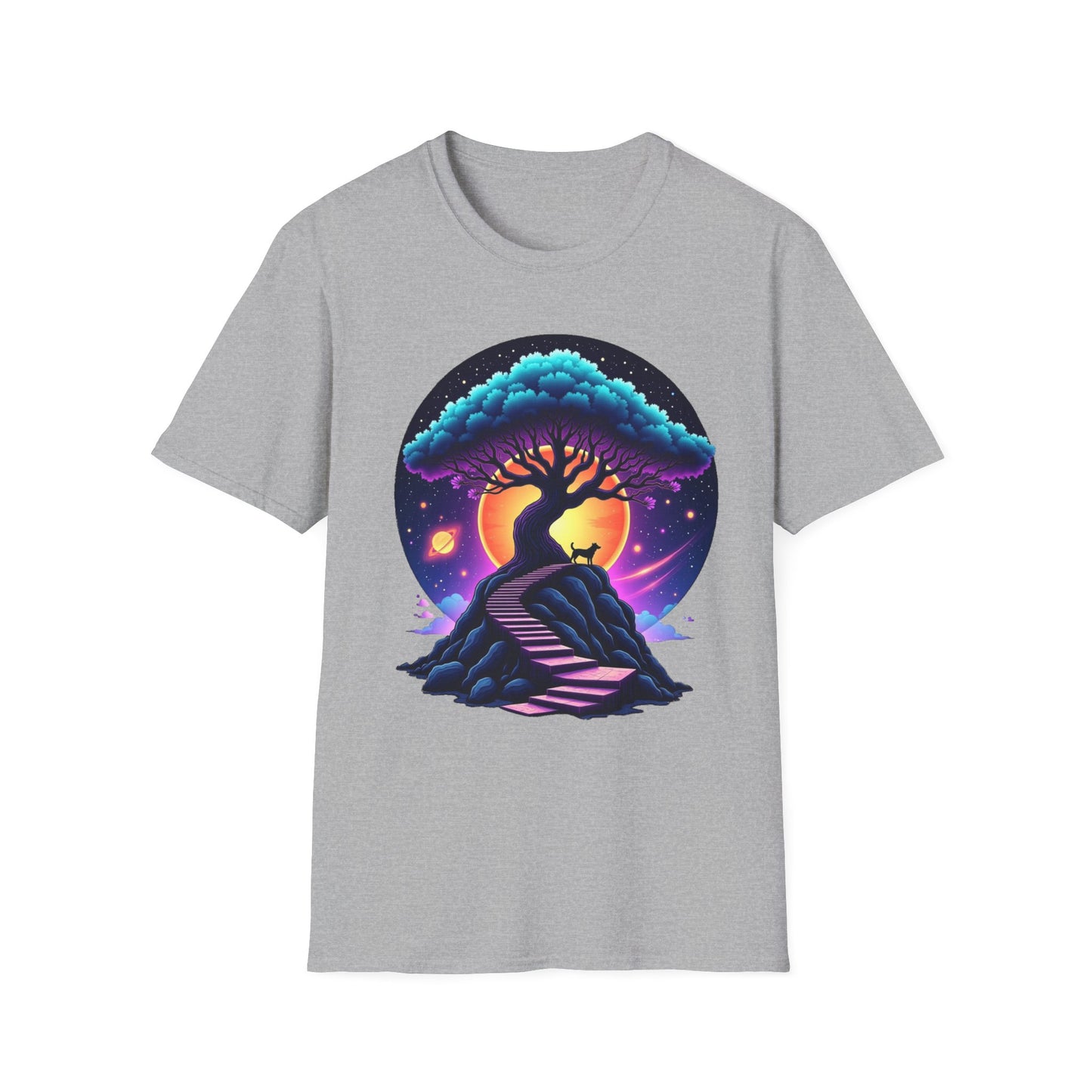 Stairway to the Cosmic Tree Tee