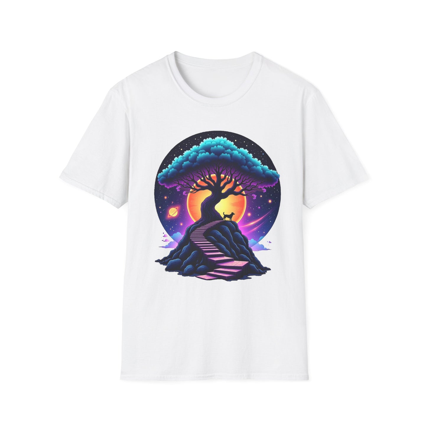 Stairway to the Cosmic Tree Tee