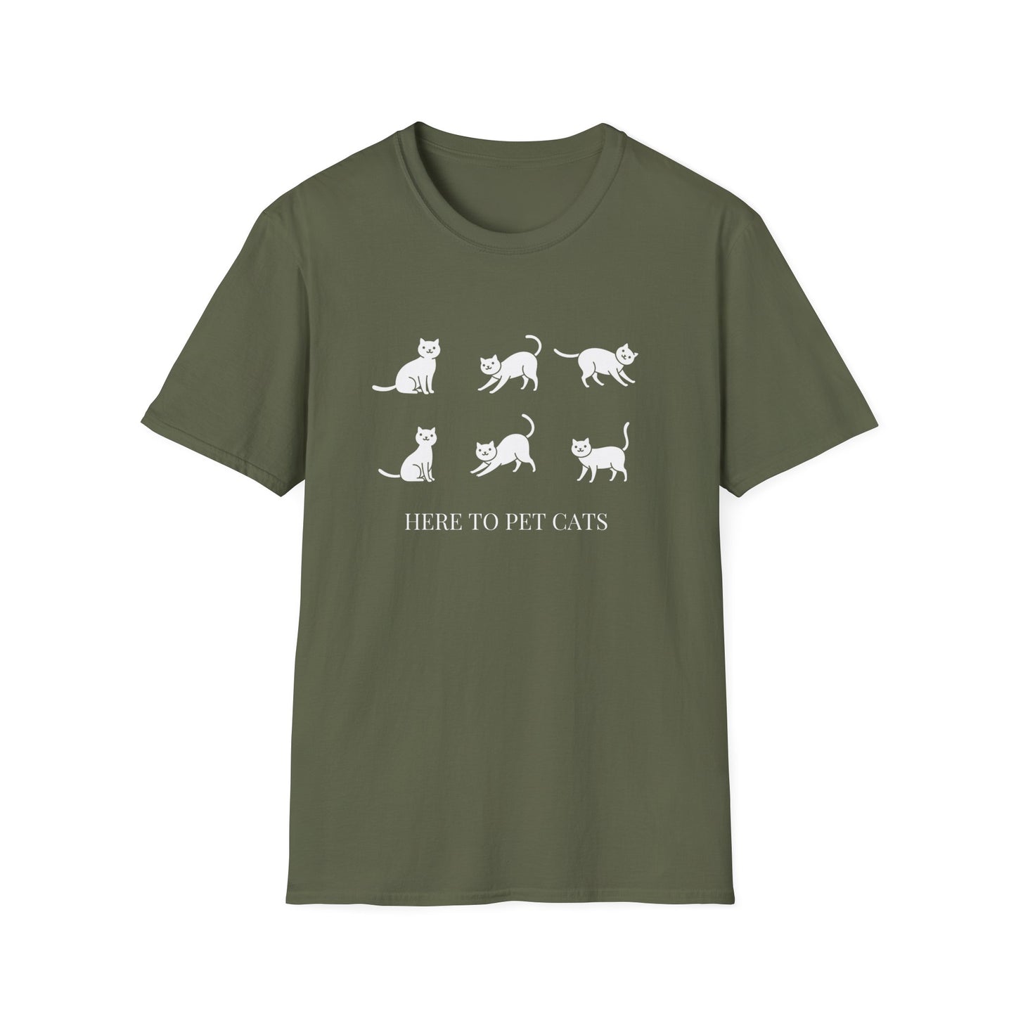 Here to pet cats Tee